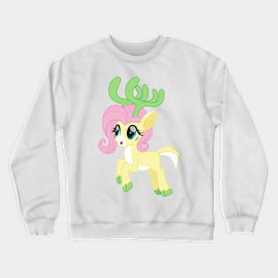 Fluttershy reindeer Crewneck Sweatshirt